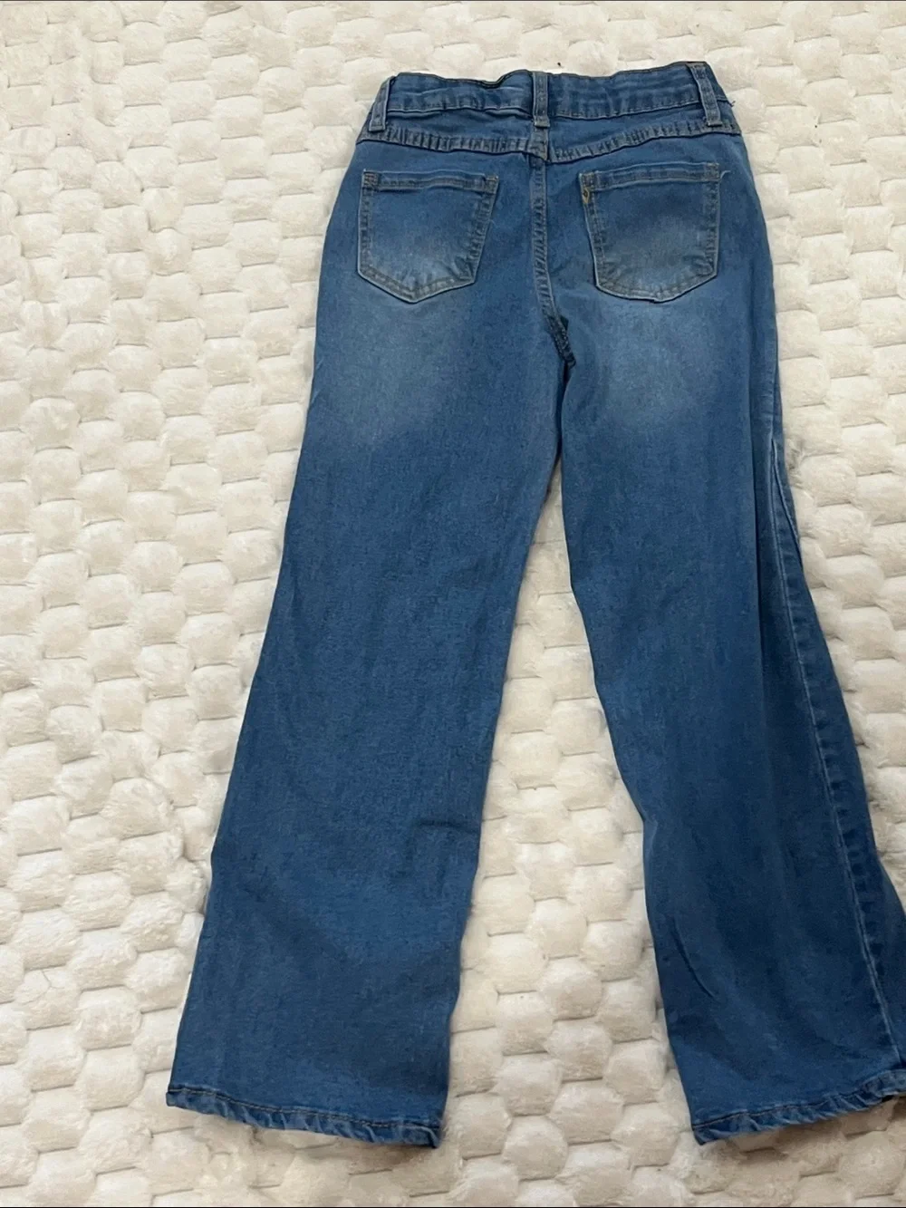 Vintage Beautees Dark Blue Jeans with Side Rhinestone Detail